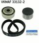 V-ribbed Belt Set For Citroen C2 C3 C4 Peugeot 206 207 307 1613840180