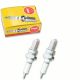 2 pc NGK 2120 D8EA Standard Spark Plugs for X4CS X24ES-U TY26724 S121XL lt