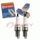 2 pc DENSO 4086 Standard U-Groove Spark Plugs for X22EPR-U9 91320 5129 se