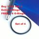 4 Camshaft Adjuster Unit Plug O ring seals for Audi A4 A6 N90969401 / 407645400