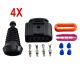 Ignition Coil Connector Kit For Audi For A4 2008-2016 A6 2011-2016 A8 2010-2013