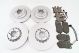 Bentley Continental GT GTC Flying Spur front rear brake pads & rotors 1208