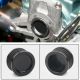BLACK BILLET ALUMINUM ENGINE CAM SHAFT SEAL COVER CAP PLUG HONDA B16 B18 B20 H22