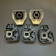 RADIATOR MOUNT UPPER AND LOWER NEW VW MK4 JETTA 4 PIECES SET WITH EXTRA PIECE.