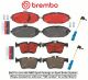 Front & Rear Brake Pad OES Ceramic +Sensor for Mercedes C300 4Matic Base NoSport