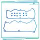 Valve Cover Gaskets w/ Grommets Fits 2000-2011 Ford Land Rover B4000 Explorer
