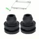 Lower Radiator Mounting mount support bushing For Infiniti FX50 G35 M35 M45 M37