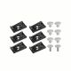 Fit For Honda CRV Civic Accord 90674-TY2-A01 14Pcs Lower Engine Cover Pin Screw