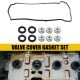 1 Set Valve Cover Seal Gasket Rubber For Acura Honda RSX TSX K20 K24 Replacement