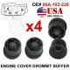 4X Engine Cover Side Stop Buffer Grommet Mount For Audi VW Skoda Seat 06A103226