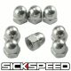 8 PC STAINLESS STEEL VALVE COVER ACORN STYLE CAPS/NUTS SET/KIT FOR CAR/SUV B