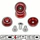 RED ANODIZED VALVE COVER WASHER KIT W/BOLTS FOR F SERIES F20C F22C ENGINE A