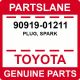 90919-01211 Toyota OEM Genuine PLUG,  SPARK