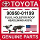 90950-01199 Toyota OEM Genuine PLUG,  HOLEFOR ROOF HEADLINING ASSY)