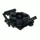 Accufab 4-Barrel 4150 Anodized Black Throttle Body with Fuel Rails 4B-4150INJ
