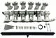 Intake Manifold ITB Kit Individual Throttle Bodies & Fuel Rail fits 2JZGE 2JZ GE