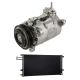 For ChevroletTahoe GMC Yukon OEM AC Compressor w/ A/C Condenser & Drier GAP