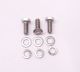 Datsun 240Z 260Z 280Z Fuel Pump Block Plate Stainless Steel Bolts 118
