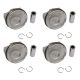 4pc Genuine Engine Piston Pin For Hyundai Sonata Tucson Kia Koup G4fj