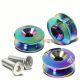 J2 ALUMINUM BUMPER/FENDER BODY QUICK RELEASE FASTENER WASHER BOLT KIT IRIDIUM