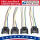 4X Ignition Coil Female Connector Plug Harness For Toyota Sienna 3.5L 2001-2017
