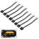 8X Ignition Coil Connector Plug Wire Pigtail Harness For 1998-14 Subaru 2.0 2.5