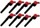 MSD Ignition Coil - Blaster - Fits Ford 4-Valve V8 - Red - 8-pack