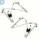 2x Front Left & Right Power Window Regulator w/ Motor for Chevy Silverado 1500