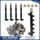 Fuel Injector Pump + Fuel Common Rail + Fuel Injector For Doosan Bobcat D18 D24