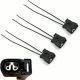 3 PCS Ignition Coil Connector Pigtail Plug with wires Compatible with Lexus is30