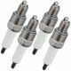 Set of 4 Iridium Spark Plugs 2983 For Aston Martin DB3 1951-1952 2.6L L6