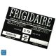 1963-1965 Impala Bel Air 1963-1964 Corvette Frigidaire AC Compressor Decal
