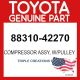 Toyota Genuine 8831042270 Compressor Assy W/Pulley 88310-42270 OEM