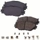 Front Ceramic Brake Pad Set For 2006-2015 Lexus IS250 Sedan F Sport Package