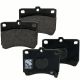 Front NAO Brake Pad Set For 1988-1993 Ford Festiva 2-Wheel Set
