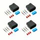 4 PCS For Honda K-Series K20 K24 3 Pin Ignition Coil Connector Plug Housing