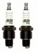 Set Of 2 Spark Plugs Pre-Gapped .030 AcDelco For DAF 600 American Daffodil H2