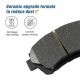 Front And Rear Ceramic Brake Pads for 2006-2012 Ford Fusion Lincoln MKZ Mazda 6