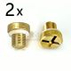 2PCS Coolant Bleeder Screws 11537793373 for BMW See compatibility