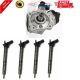 4X Fuel injector 03L130277A & High Pressure Fuel Injection Pump For Audi Skoda