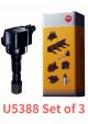 [Set of 3] NGK Ignition Coil U5388 for [MITSUBISHI]1832A057 /eK CUSTOM / MIRAGE