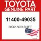 Toyota Genuine 11400-49035 Block Assy Short 1140049035 OEM