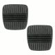 Long lasting Rubber Pedal Covers for Nissan Brake Clutch Pedals Pack of 2