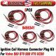 5pcs Ignition Coil harness connector plug Kit For Volvo S60 XC90 S80 C70 S70 V70