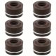 Elring 6pc Engine Valve Stem Oil Seal Set For W201 190E W126 350SDL L4 L6 SOHC