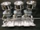 VINTAGE SPEED SB CHEVY TRI POWER 97 CARBS -LINKAGE- FUEL LINES HOT ROD