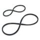Vacuum Pump Seal Gasket Rubber Sealing Ring Kit Fits For E60 E63 E53 E70 N62