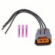 Ignition Coil Plug Female 3 WIRE Connector Pigtail Harness For DODGE MITSUBISHI