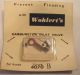 Vintage NEW Wohlert's Wohlerts Carburetor Inlet Needle Valve & Seat 4070 B 4070b