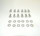 BB Dodge Mopar Hex Head Stainless Steel Bolts for Steel Valve Covers NEW